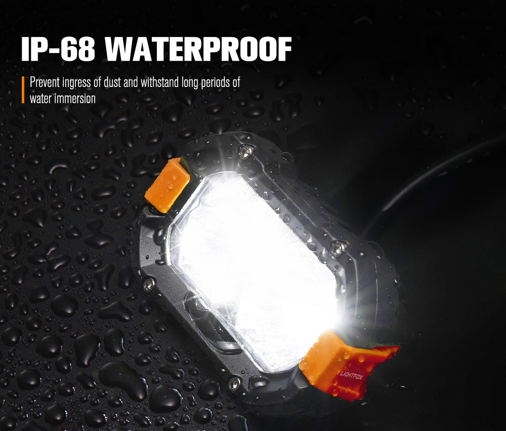Lightfox Pair 4 Inch Osram LED Work Lights
