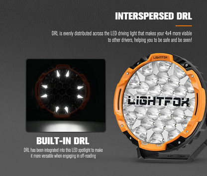 Lightfox 9 Inch Osram LED with DRL
