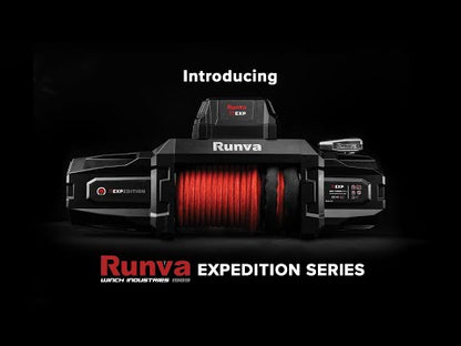 RUNVA 11000lbs Adventure Series Synthetic Winch