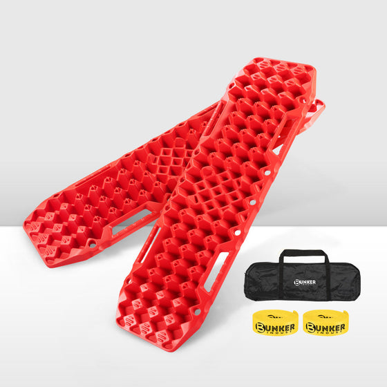 Recovery Tracks Sand Track with Jack Base 10T - Red (Pair)