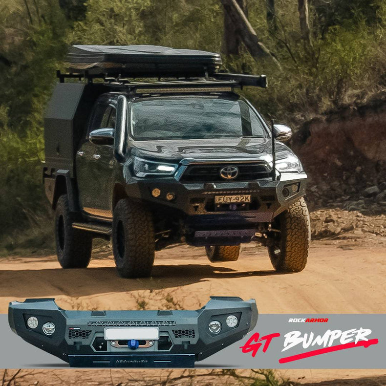 Rockarmor GT - Toyota Hilux No Loop Bull Bar Suits 08/2020 - 11/2025