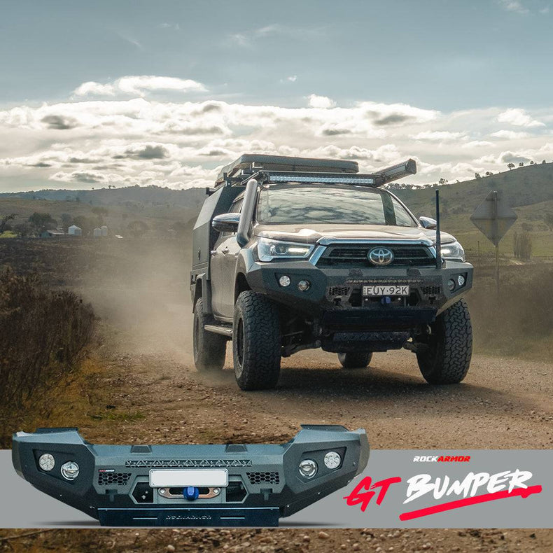 Rockarmor GT - Toyota Hilux No Loop Bull Bar Suits 08/2020 - 11/2025