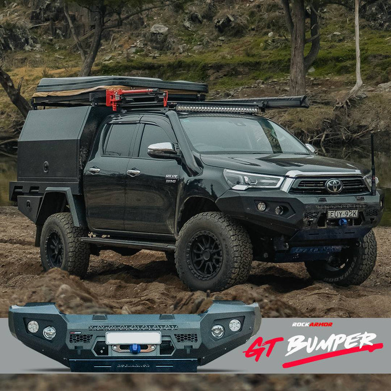 Rockarmor GT - Toyota Hilux No Loop Bull Bar Suits 08/2020 - 11/2025