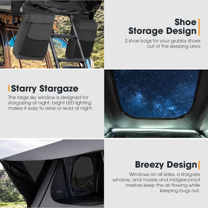 San Hima Jervis Rooftop Tent + Annex Camping Shade