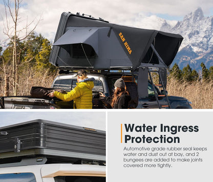 San Hima Jervis Pro Roof Top Tent Hardshell Side Opening With Ladder