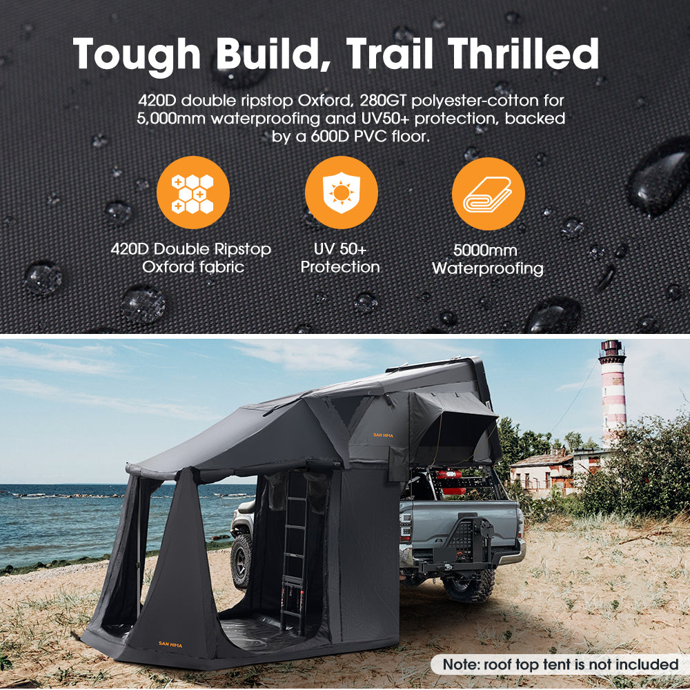 San Hima Jervis Rooftop Tent Annex with Floor Camping Shade