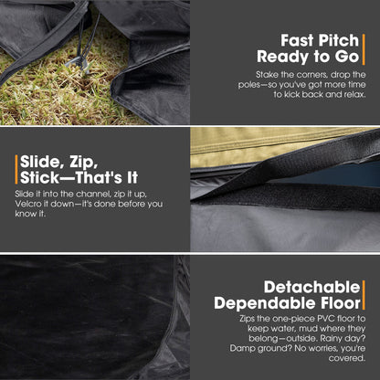 San Hima Jervis Rooftop Tent Annex with Floor Camping Shade