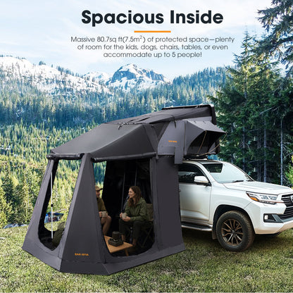 San Hima Jervis Rooftop Tent + Annex Camping Shade