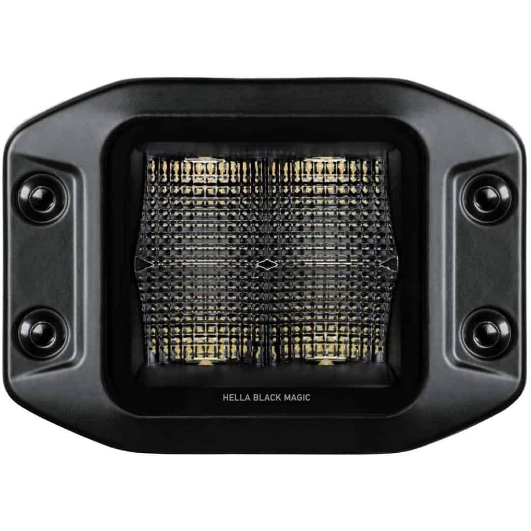 Hella LED Black Magic 3.2″ Cube Kit – (Flood/Flush) – Go-4LO