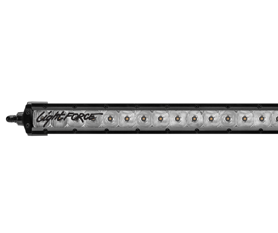 Lightforce - 40" Single Row DUAL WATTAGE Light Bar Incl Harness