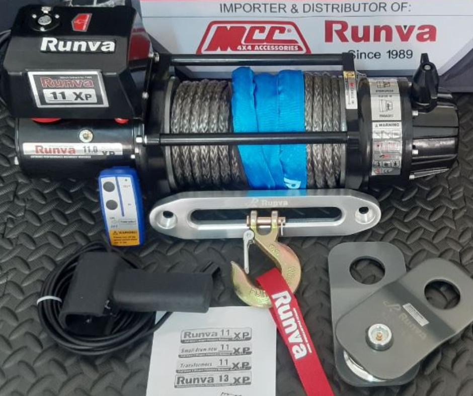 RUNVA WINCH - Synthetic Rope 11000lbs (4 990Kg) 12V