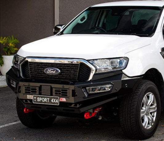FORD RANGER T7 or WILDTRAK 2018 to current: MCC ALLOY PEGASUS STYLE BUMPER REPLACEMENT BULLBAR To accommodate the PARK ASSIST/LANE ASSIT RADAR - Bumper - Go-4LO