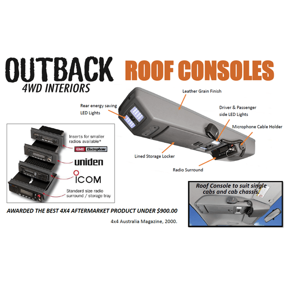 Roof Console FJ Crusier (Non Crawl Control 07-13) - Roof Console - Go-4LO