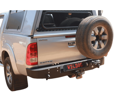 Toyota Hilux 2005 to 2015 - Rear Replacement Bumper - Rear Replacement Bumper - Go-4LO