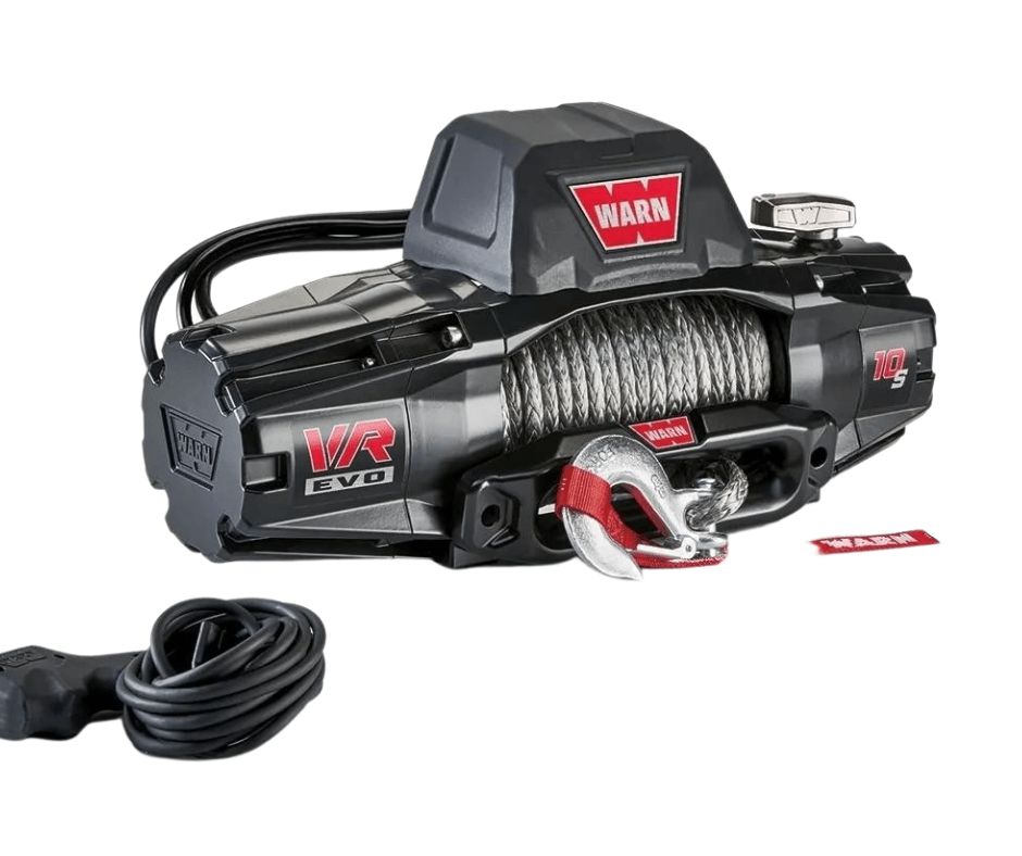 Warn VR EVO 10 000LB (4500KG) Winch 12V Synthetic Rope - Winch - Go-4LO