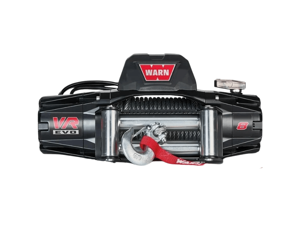 Warn VR EVO 8000LB (3600KG) Winch 12V Steel Cable - Warn Winch - Go-4LO